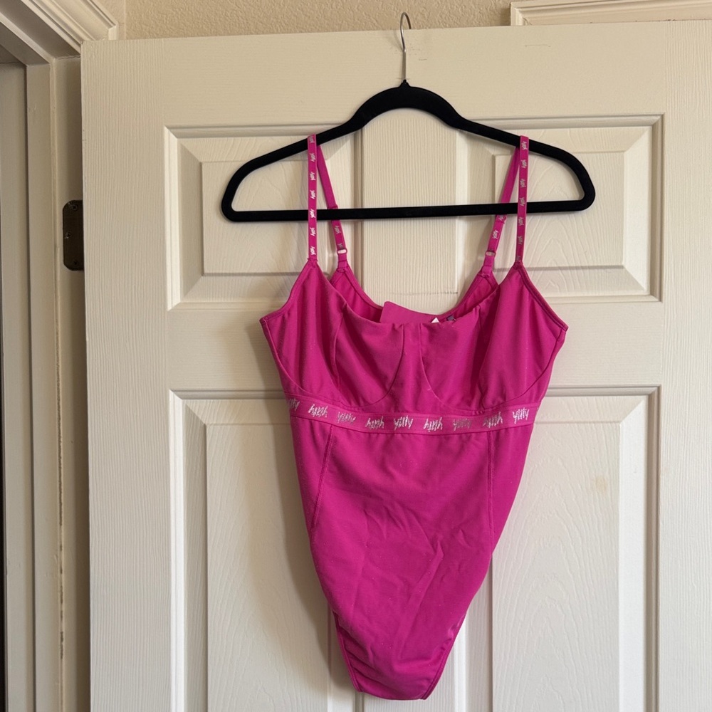YITTY Pink Shapewear Bodysuit